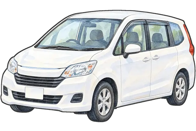 外出用の車の枠付き版
