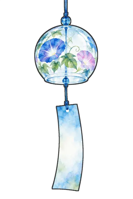 風鈴の枠付き版