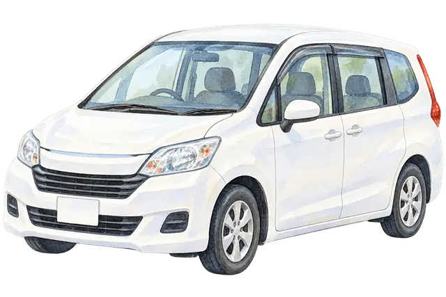 水彩の外出用の車