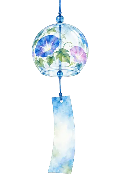 水彩の風鈴